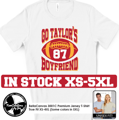 Go Taylor's Boyfriend - Camiseta, sudadera o sudadera con capucha (2 colores)