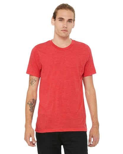 Jersey unisex de triple mezcla de manga corta del equipo O