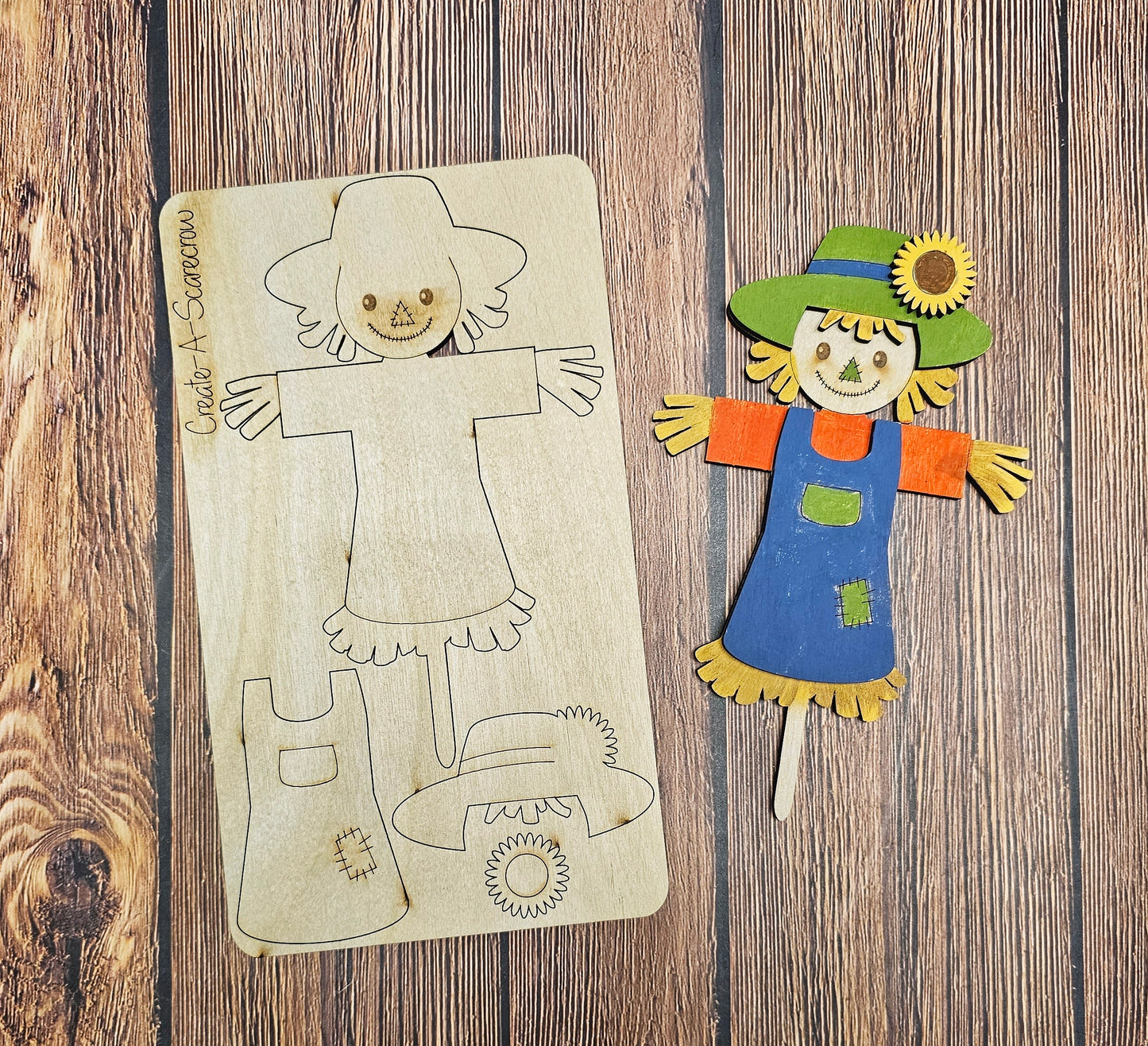 Espantapájaros Kids Pop-Out - Kit para pintar para niños