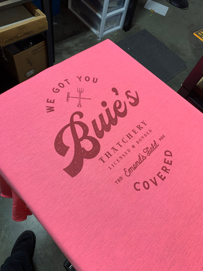 Camisetas ligeras de recuerdo inspiradas en La Rueda del Tiempo de Buie's Thatchery