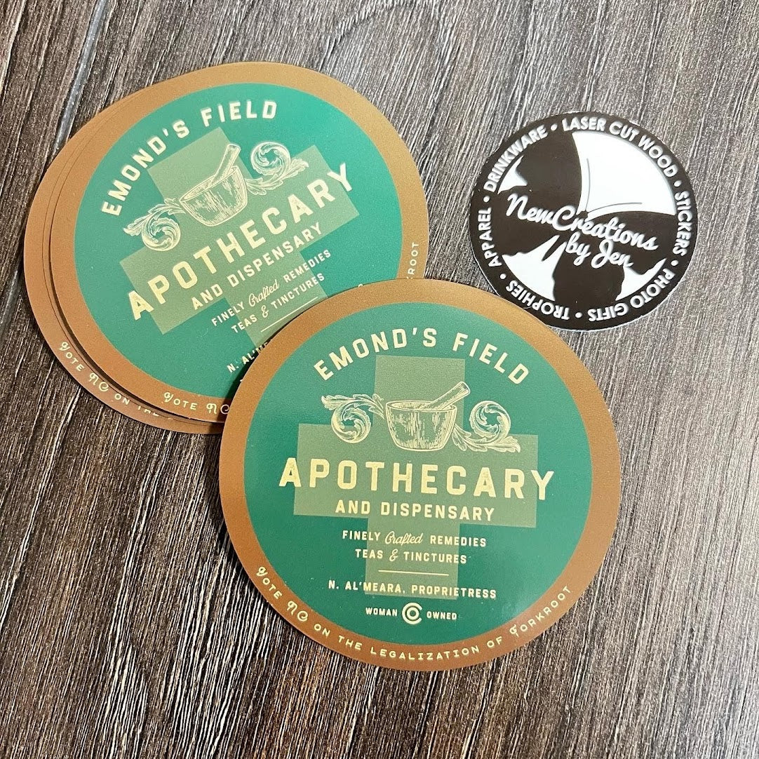 Emond's Field Apothecary and Dispensary - Randland Souvenir Series Sticker