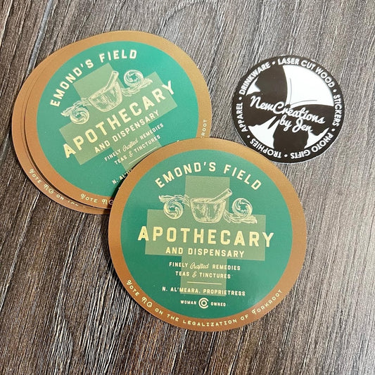 Emond's Field Apothecary and Dispensary - Randland Souvenir Series Sticker