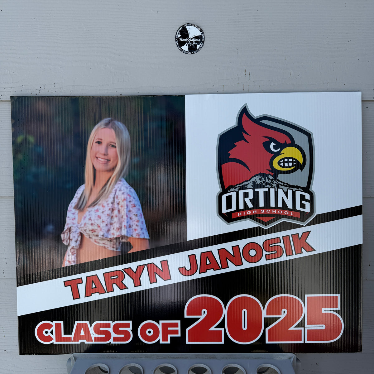 2026 Senior Photo Yard Sign - 24 x 18 Full Color