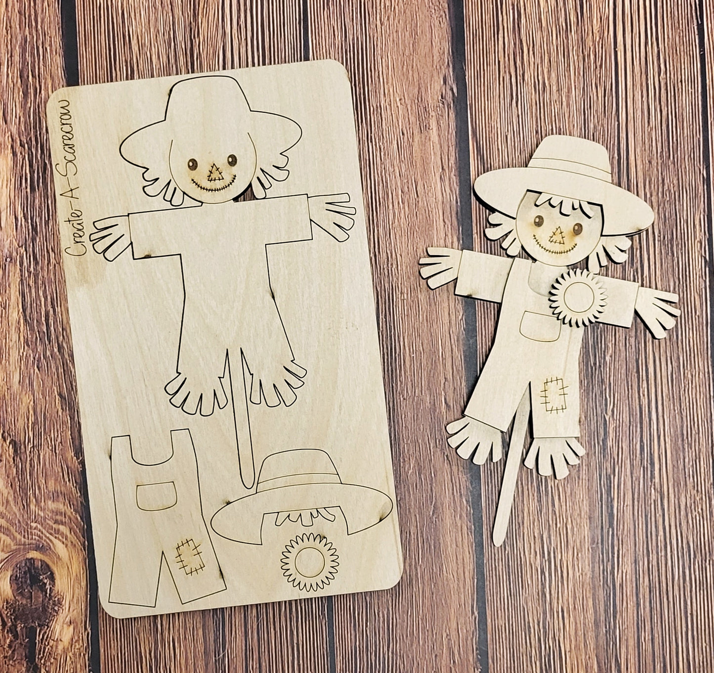 Espantapájaros Kids Pop-Out - Kit para pintar para niños