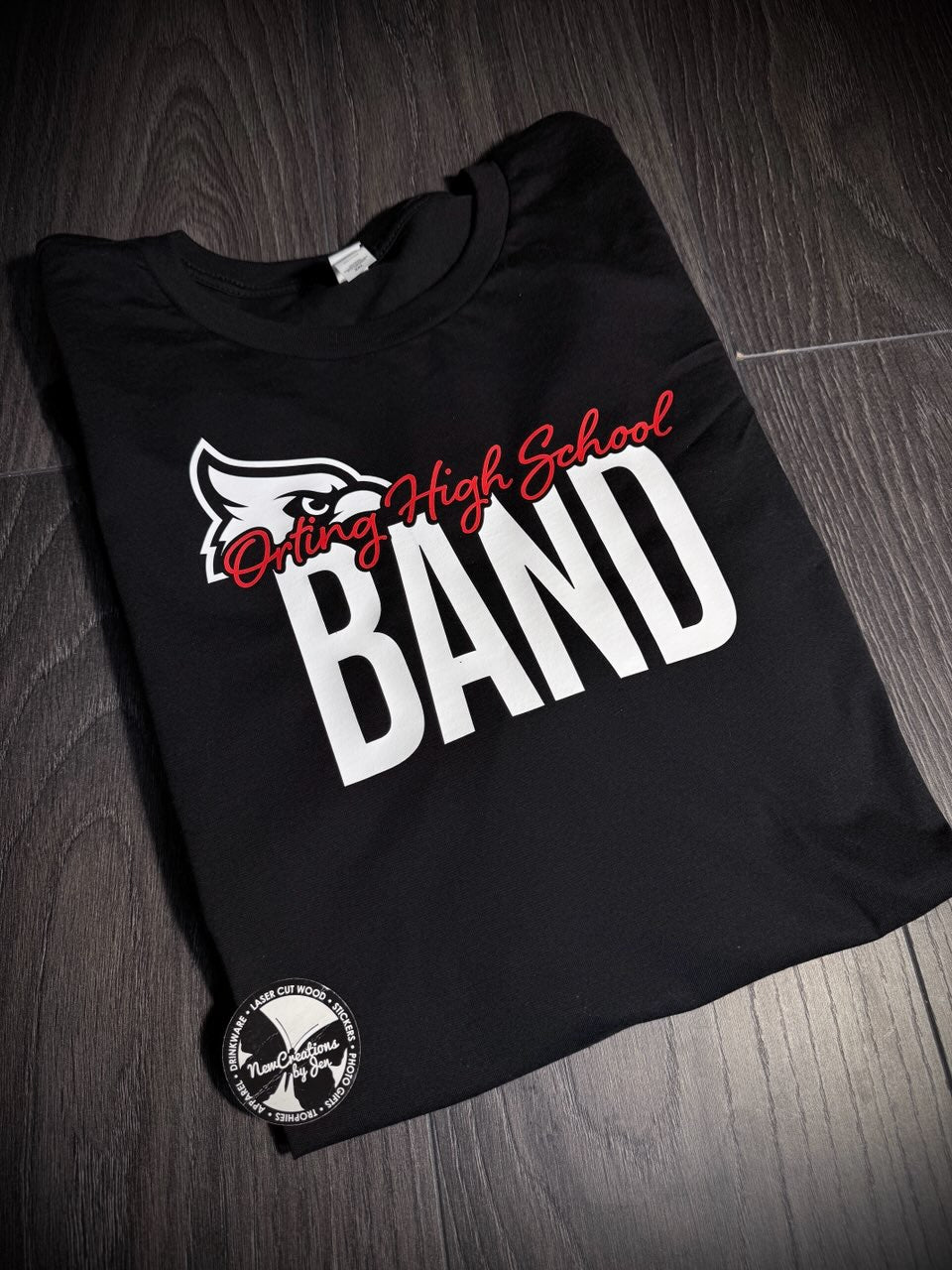 OHS BAND PEEKING CARD Premium Bella + Canvas T-Shirt