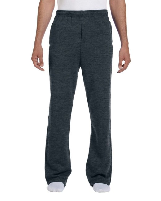 Jerzees - Pantalón deportivo de polar con parte inferior abierta NuBlend para adultos