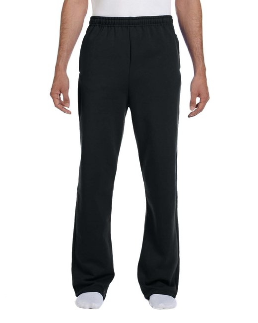Jerzees - Pantalón deportivo de polar con parte inferior abierta NuBlend para adultos