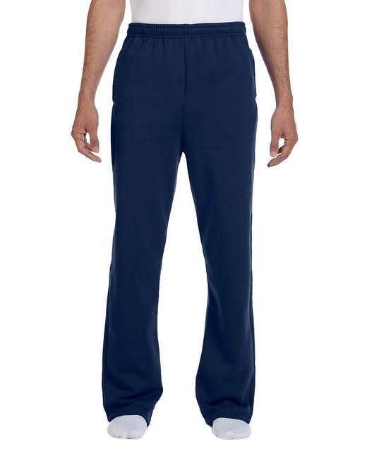 Jerzees - Pantalón deportivo de polar con parte inferior abierta NuBlend para adultos