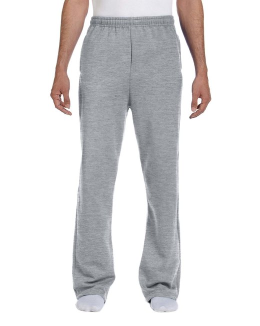 Jerzees - Pantalón deportivo de polar con parte inferior abierta NuBlend para adultos