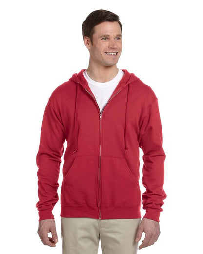 Jerzees Brand Unisex Full Zip Basic Hooded Sweatshirt 993