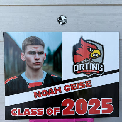 2026 Senior Photo Yard Sign - 24 x 18 Full Color