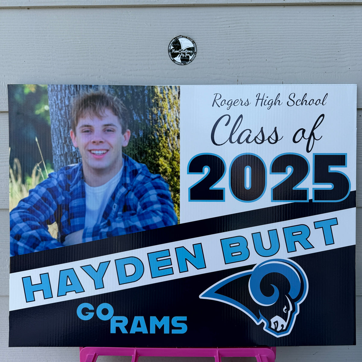 2026 Senior Photo Yard Sign - 24 x 18 Full Color