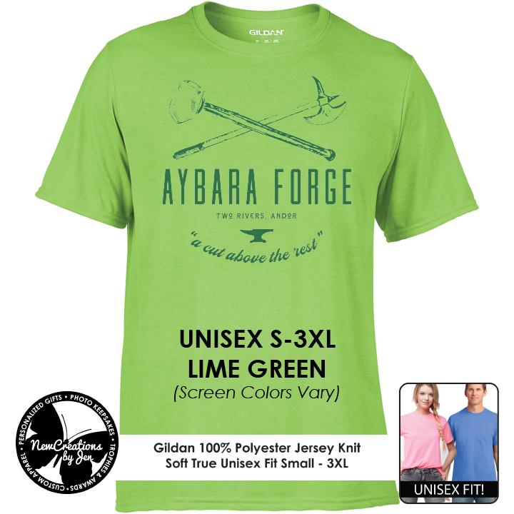 Aybara Forge - Camisetas ligeras de recuerdo de la Rueda del Tiempo