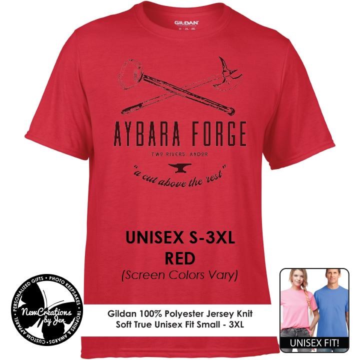 Aybara Forge - Camisetas ligeras de recuerdo de la Rueda del Tiempo