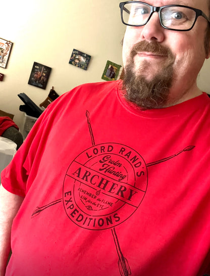 Expediciones de tiro con arco de Lord Rand: camisetas ligeras de recuerdo inspiradas en La Rueda del Tiempo