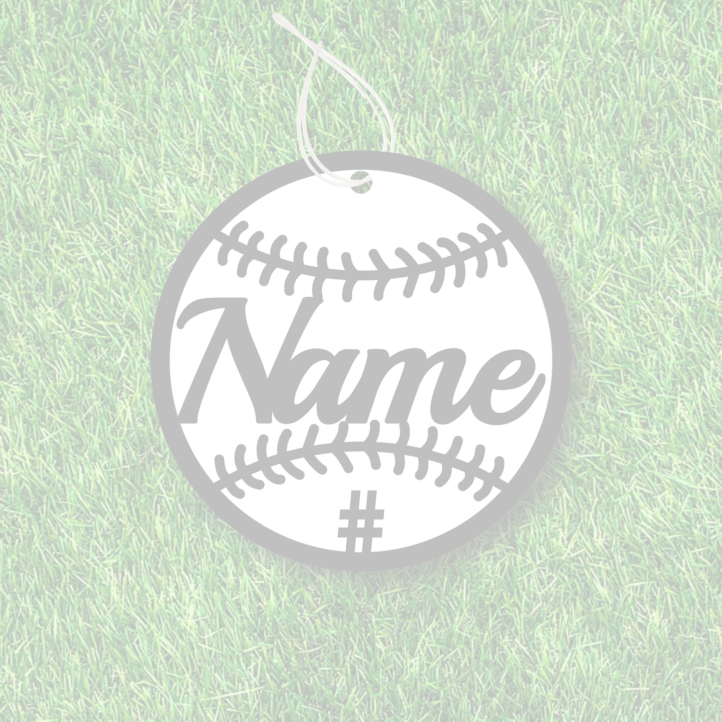 Etiquetas personalizadas para bolsas de béisbol: dos capas
