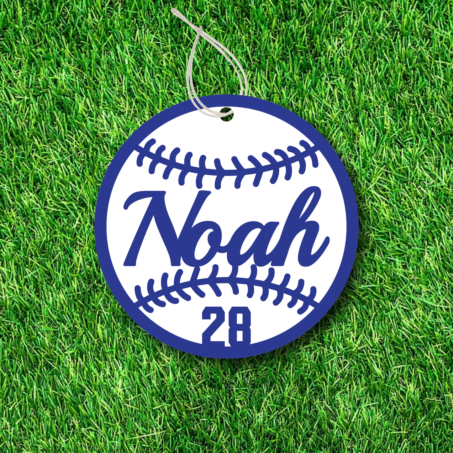 Etiquetas personalizadas para bolsas de béisbol: dos capas
