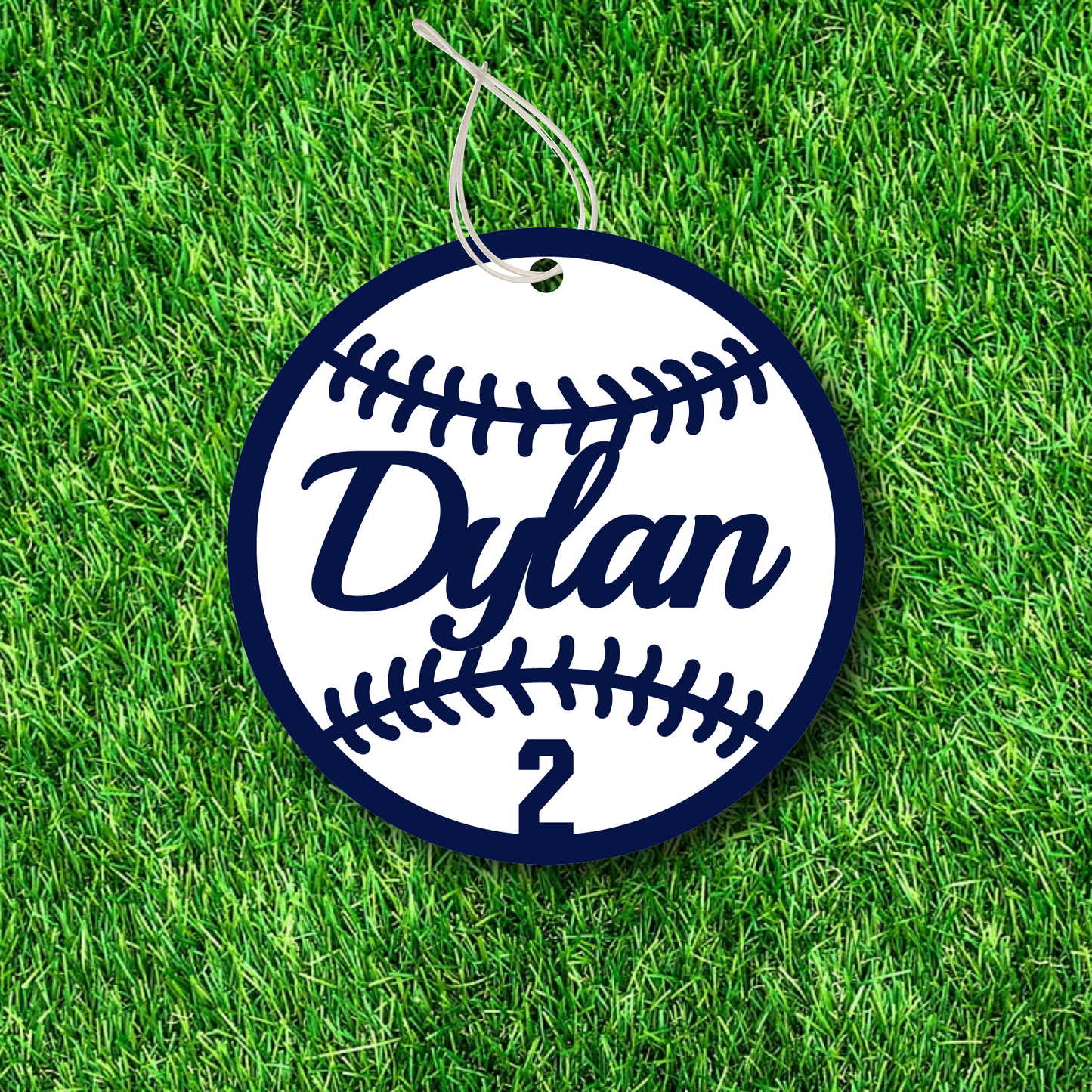 Etiquetas personalizadas para bolsas de béisbol: dos capas