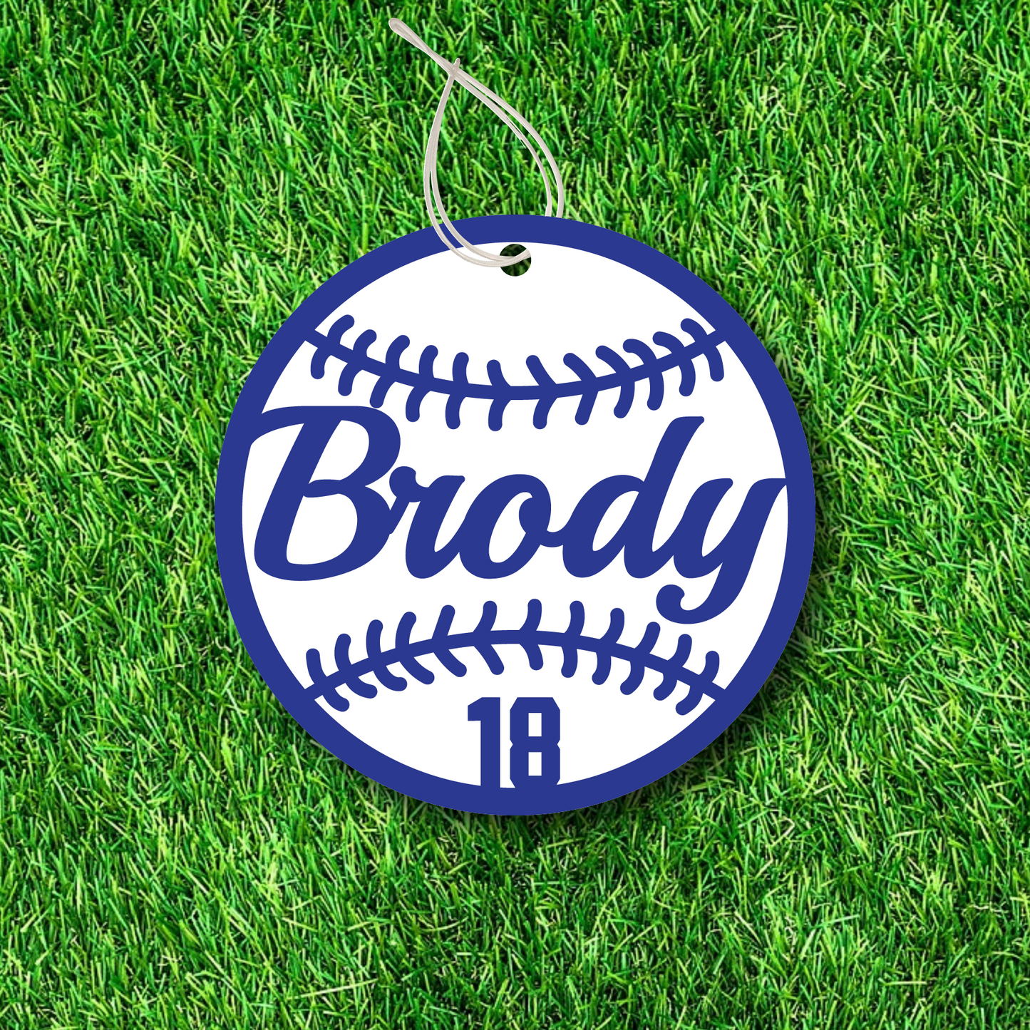 Etiquetas personalizadas para bolsas de béisbol: dos capas