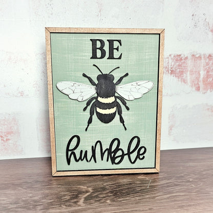 Bees & Blooms Mini Sign Trio