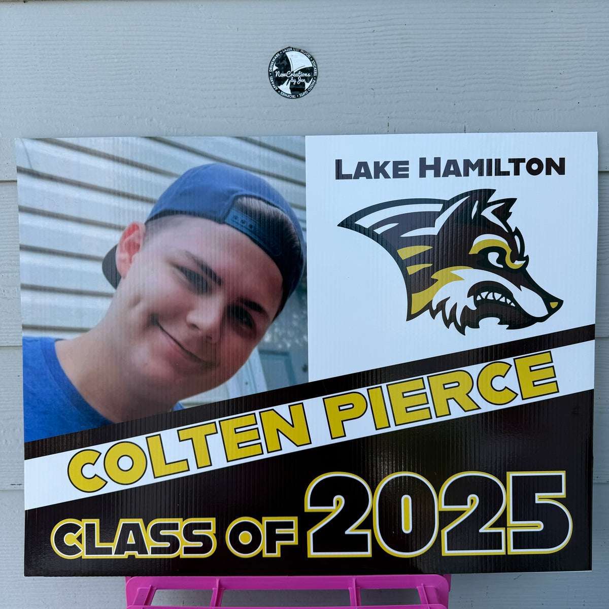 2026 Senior Photo Yard Sign - 24 x 18 Full Color