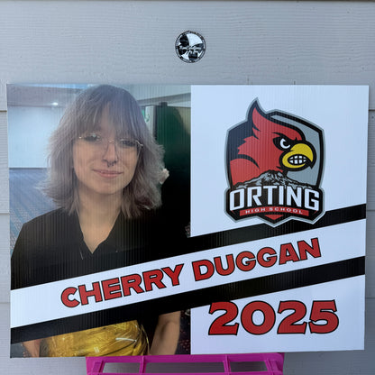 2026 Senior Photo Yard Sign - 24 x 18 Full Color