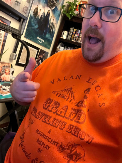 Valan Luca's Grand Traveling Show - Wheel of Time Inspired  Souvenir Lightweight  Tees