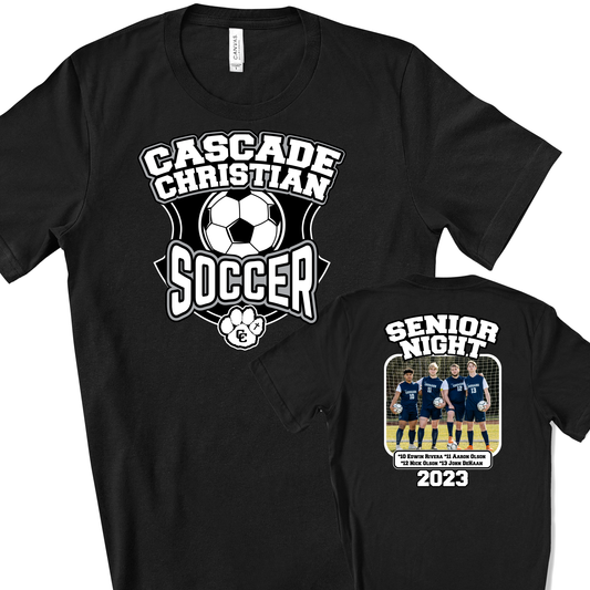 CCS Soccer Senior Night Premium BellaCanvas Tee