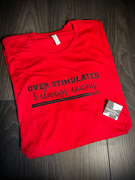 Camiseta BellaCanvas Premium sobreestimulada