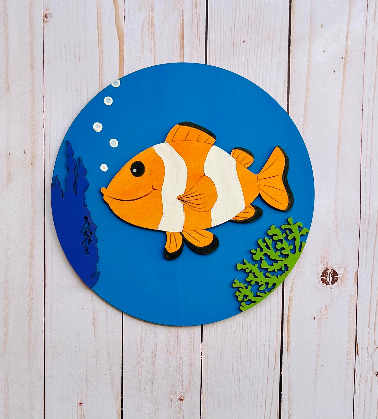 PEZ PAYASO - Kit de pintura para niños de New Creations