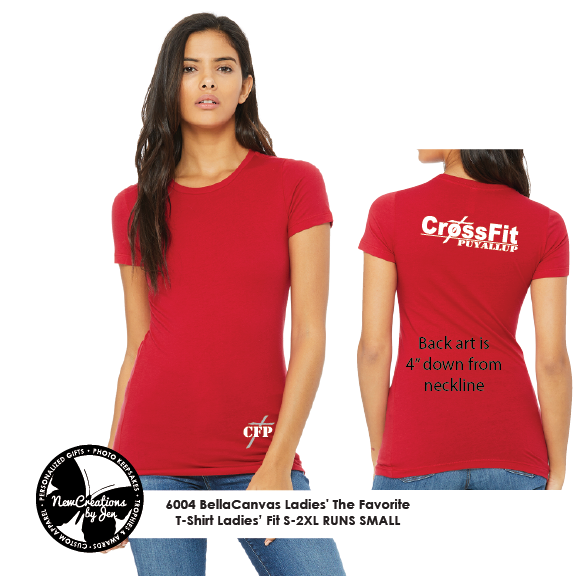 CrossFit Bella + Canvas Ladies' Slim Fit T-Shirt