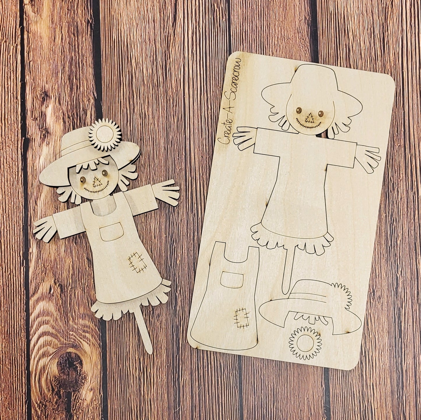 Espantapájaros Kids Pop-Out - Kit para pintar para niños