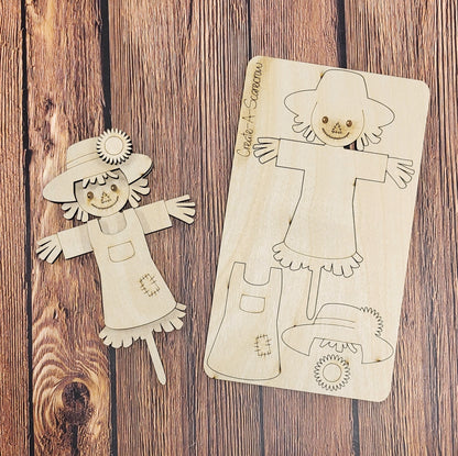 Espantapájaros Kids Pop-Out - Kit para pintar para niños