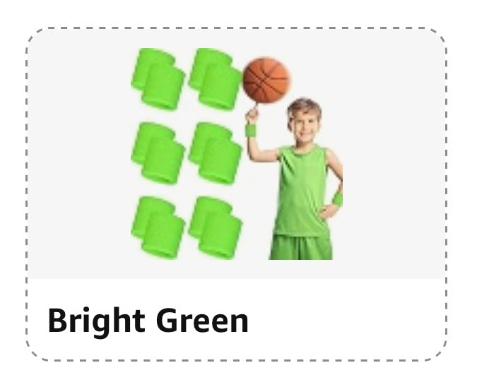 Wrist Sweatbands - great for teams!