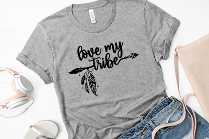 Camiseta premium BellaCanvas Love My Tribe