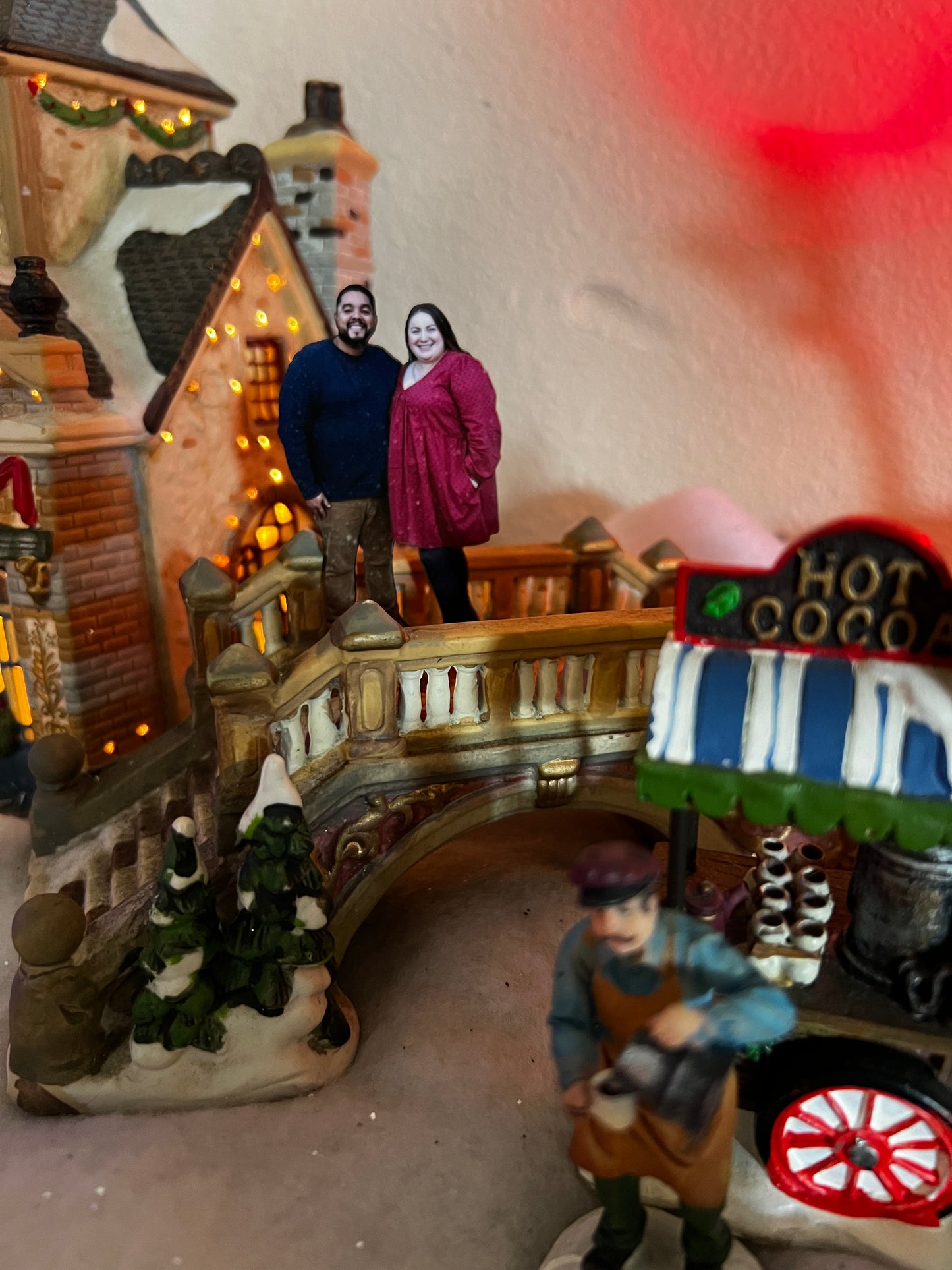 ¡Pequeños adornos para árbol o personajes del pueblo con tus fotos!