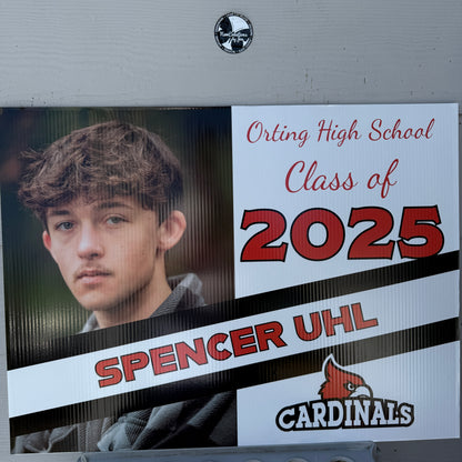 2026 Senior Photo Yard Sign - 24 x 18 Full Color