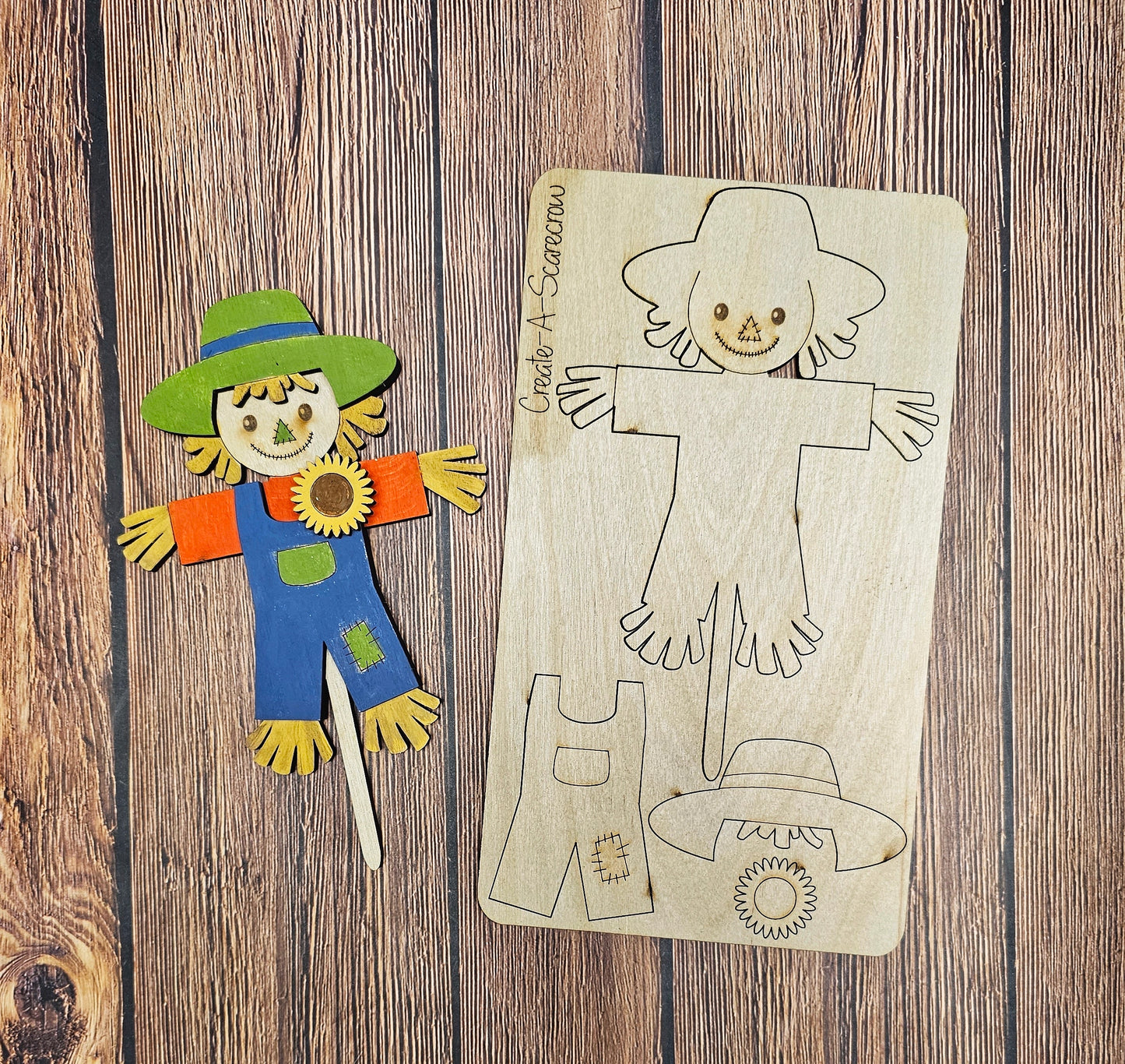 Espantapájaros Kids Pop-Out - Kit para pintar para niños