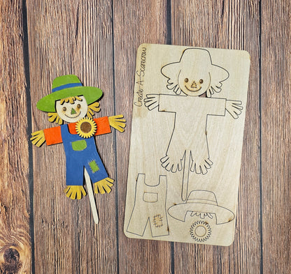 Espantapájaros Kids Pop-Out - Kit para pintar para niños