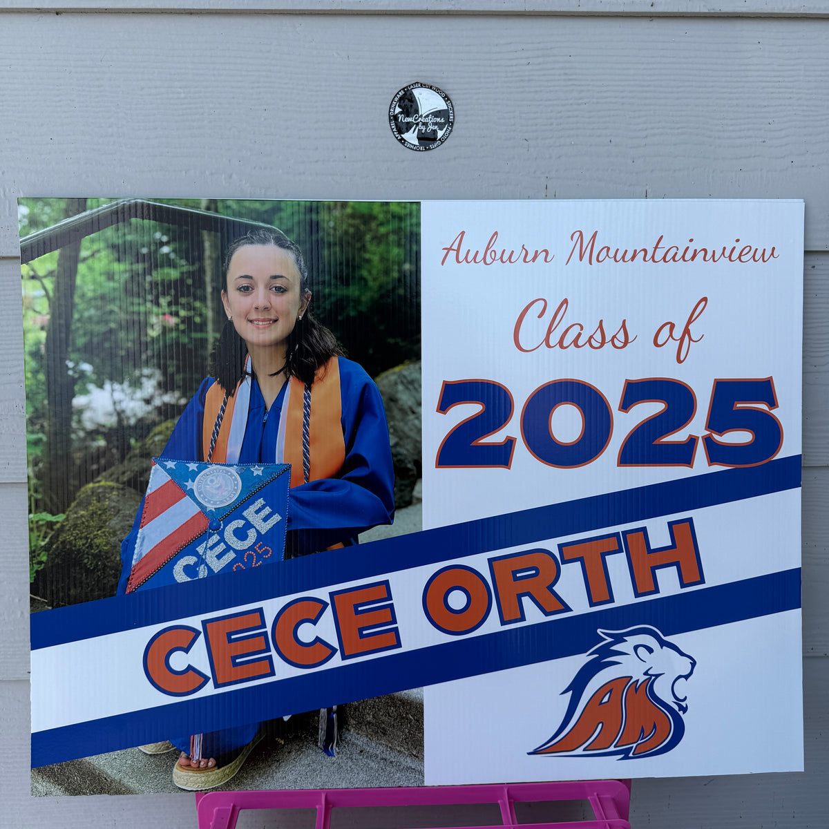 2026 Senior Photo Yard Sign - 24 x 18 Full Color