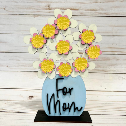 Flowers for Mom New Creations By Kid's Ready to Paint Kit