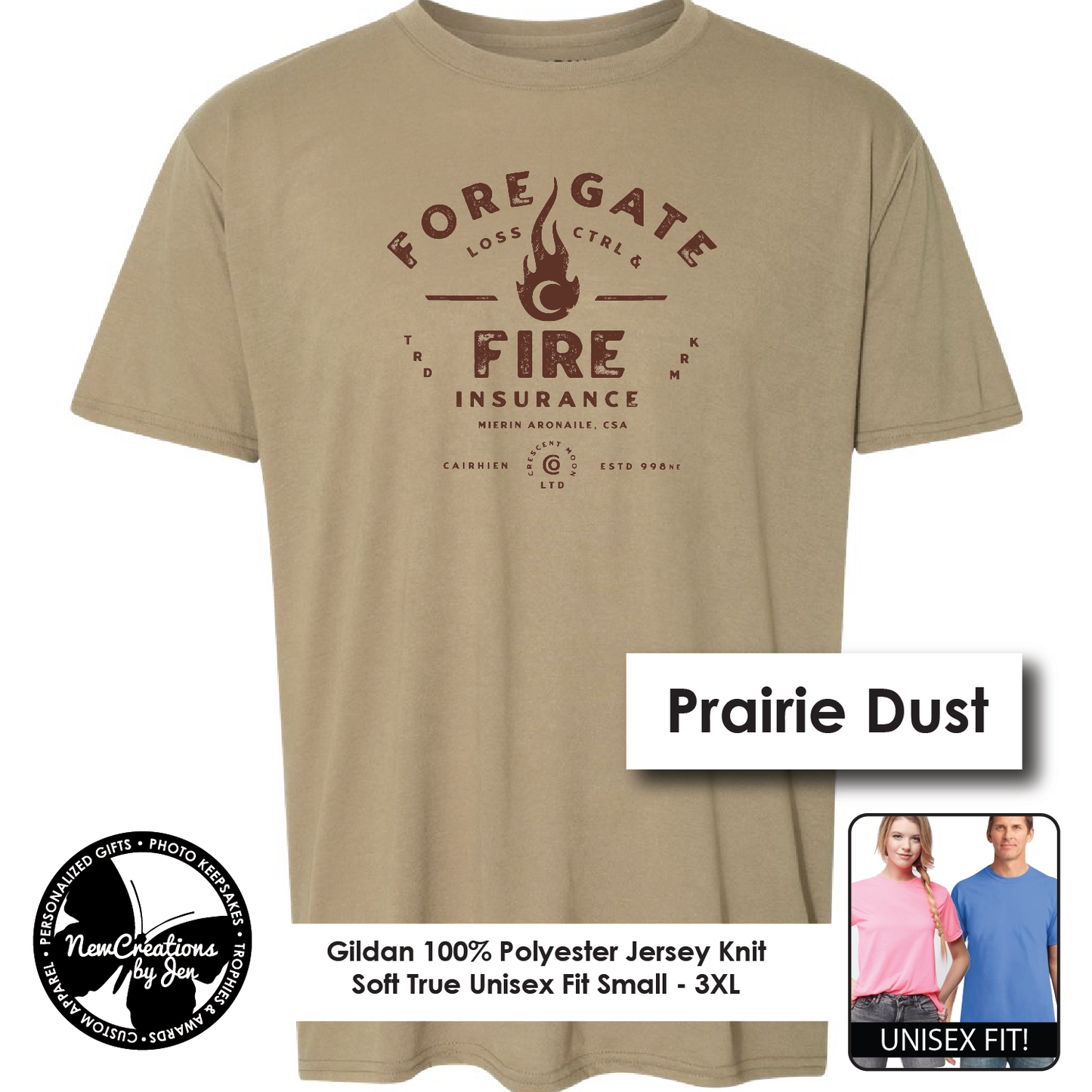 Foregate Fire Insurance  - Wheel of Time inspired Souvenir Lightweight Tees