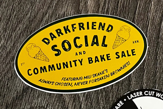 Darkfriend Social Community Bake Sale - Randland Souvenir Series Sticker