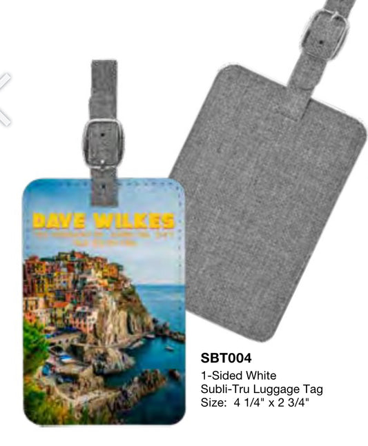 Full Color Subli-Tru Luggage Tag Personalized