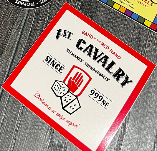 Pegatina de la Banda de la Mano Roja - Serie de souvenirs de Randland