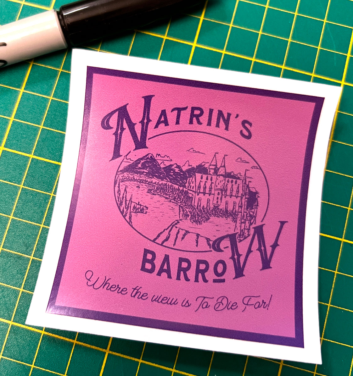 Natrin's Barrow - Randland Souvenir Series Sticker