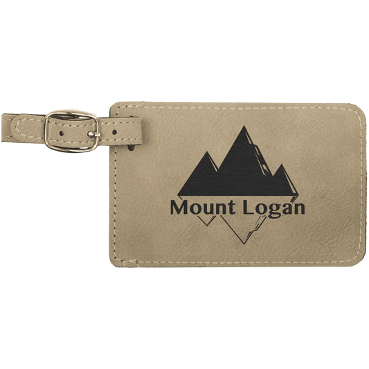 Personalized Leatherette Luggage Tag