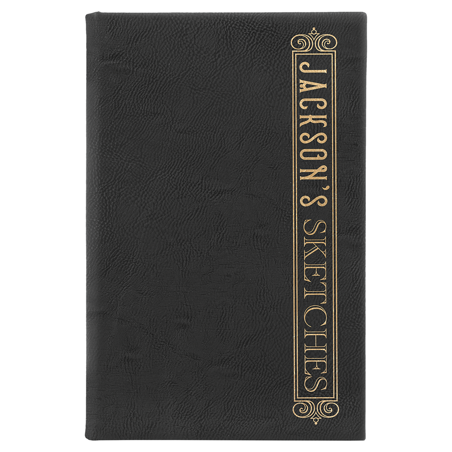 Sketch Book Journal 5 1/4" x 8 1/4" Leatherette - UNLINED Paper