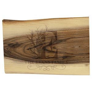 Tablas de cortar/charcutería de nogal negro natural