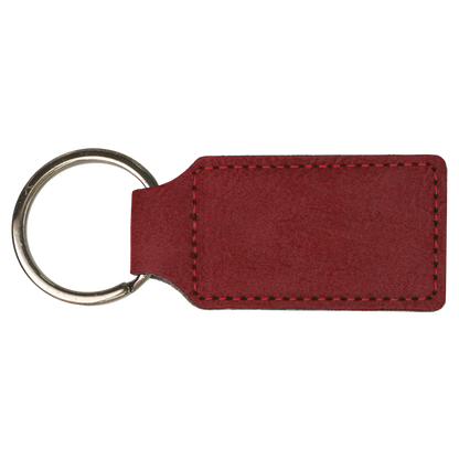 Personalized Leatherette Keychain